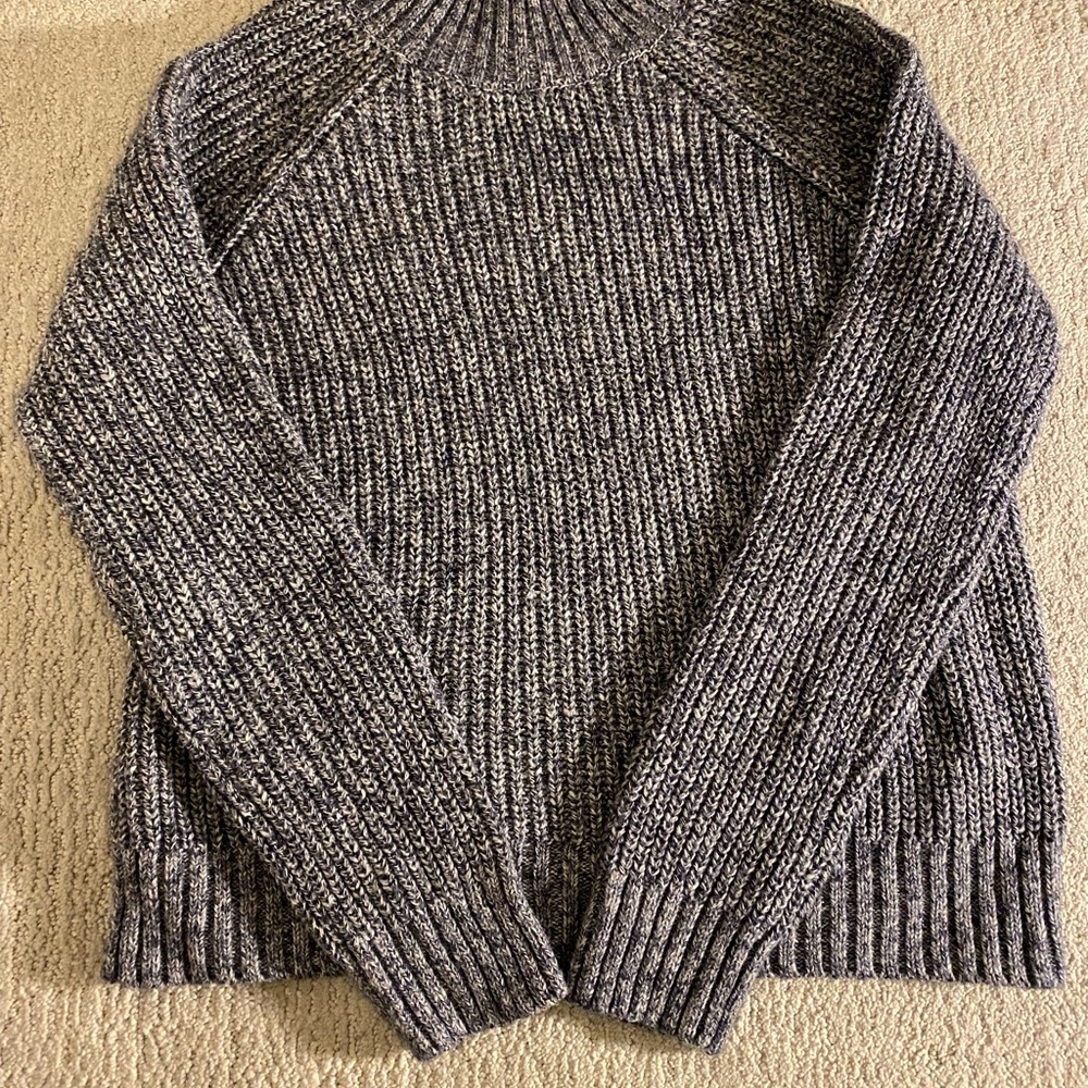 Fat Face Gray Crewneck Sweater Cozy Knit